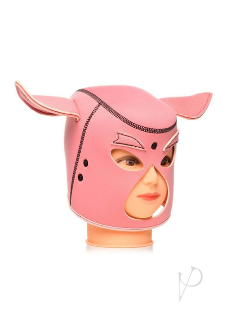 Master Series Swine Pig Neoprene Hood - Pink