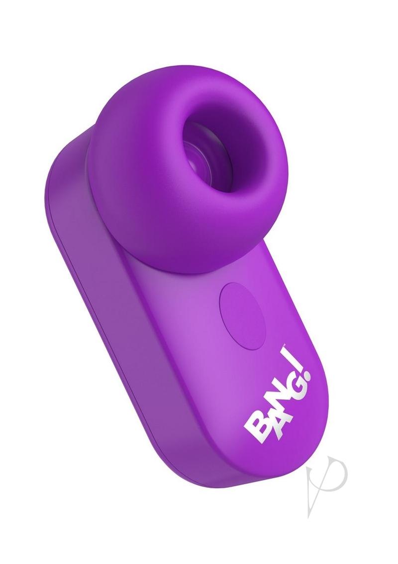 Bang! Mini Clitoral Silicone Rechargeable Stimulator - Purple