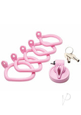 Master Series Pussification Vulva Chastity Cage - Pink