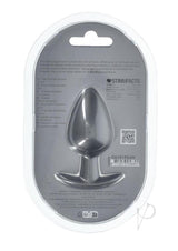 Ouch! Anal Plug Silicone - Large - Gun Metal