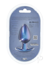 Ouch! Anal Plug Silicone - Large - Metallic Blue