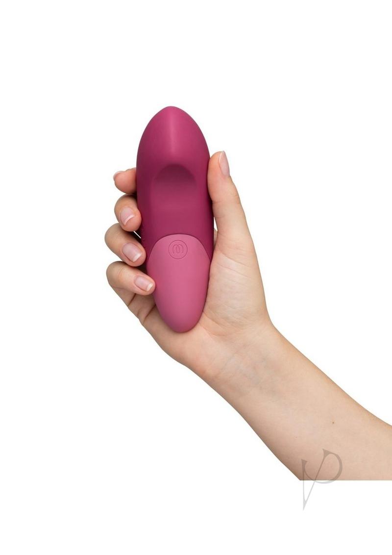 Womanizer Vibe Rechargeable Silicone Clitoral Vibrator - Dusky Pink