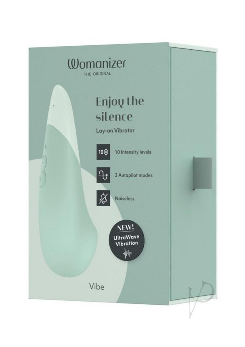 Womanizer Vibe Rechargeable Silicone Clitoral Vibrator - Sage