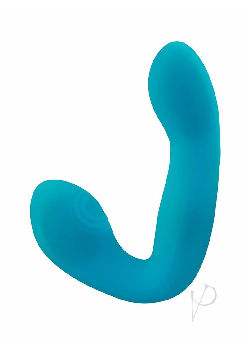 Bodywand I.D. Beckon Rechargeable Silicone Dual Stimulating Vibrator - Teal