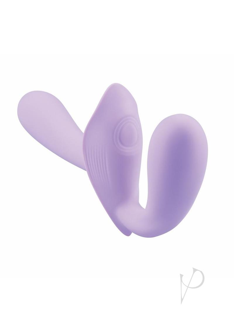 Bodywand I.D. Petal Rechargeable Silicone Strapless Strap-On - Lilac