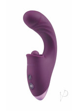 Bodywand I.D. Bump Rechargeable Silicone Dual Stimulating Clitoral Vibrator - Wine