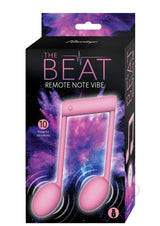 The Beat Rechargeable Silicone Note Vibrator Pink