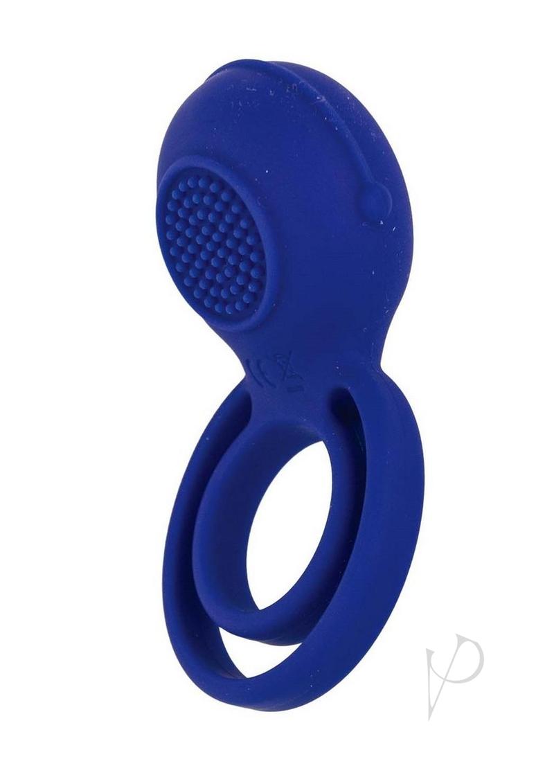 Cockpower Ultimate Vibrating Rechargeable Silicone Cock Ring - Blue