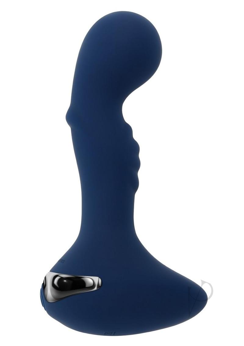 Zero Tolerance Blue Oasis Rechargeable Silicone Vibrating Anal Plug - Blue