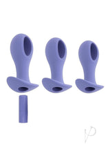 Hole Punch Rechargeable Silicone Plug Set - Purple