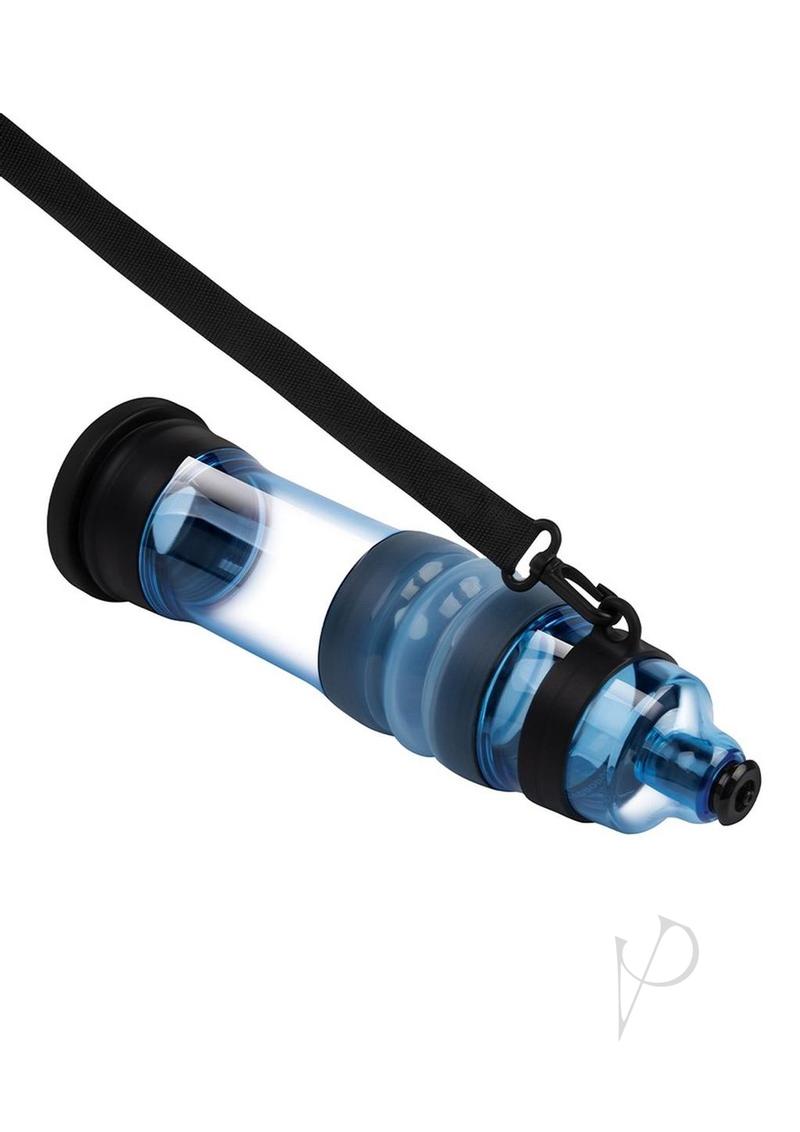 Zolo Aquapump Compact Auto Penis Pump - Black/Blue