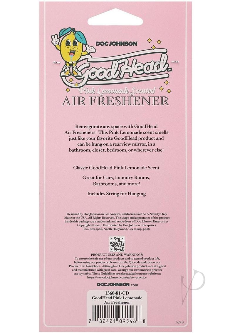 GoodHead Air Freshener - Pink Lemonade