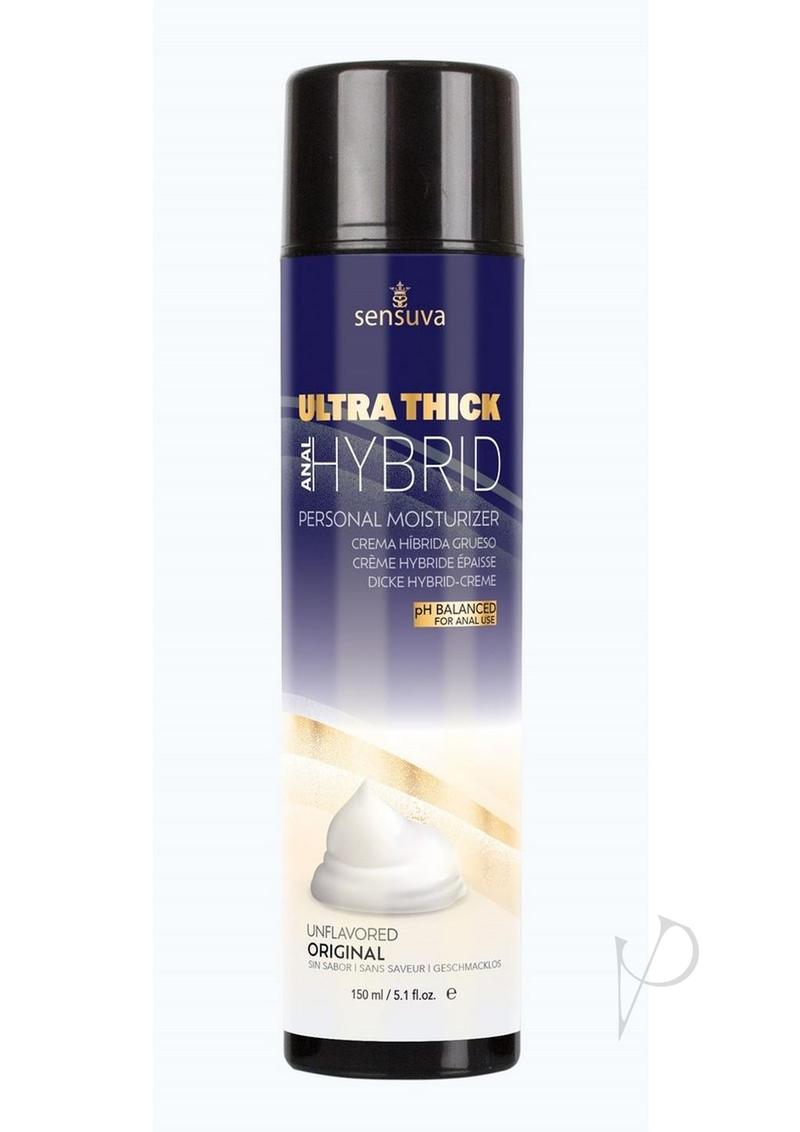 Sensuva Ultra-Thick Anal Hybrid Lubricant Original Unflavored 5.1oz