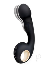 Bodywand G-Play Ergonomic Rechargeable Silicone Dual Motor Squirt Trainer Vibrator with Clitoral Stimulator - Black