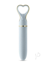 Delice Heartthrob Rechargeable Silicone Vibrator - Something Blue