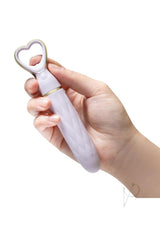 Delice Heartthrob Rechargeable Silicone Vibrator - Lavender Love