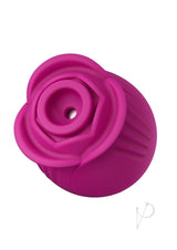 Blush Collection The Original Blush Rose Rechargeable Silicone Air Pulse Clitoral Vibrator - Fuchsia