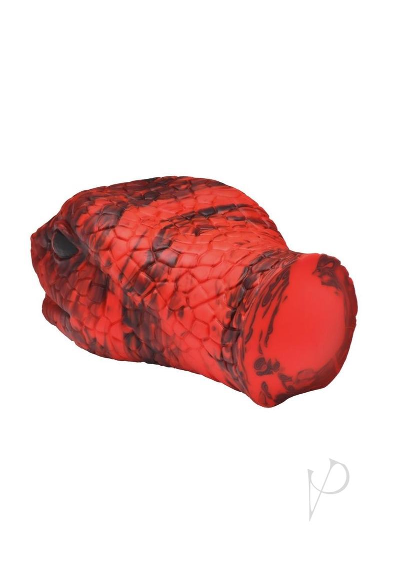 Creature Cocks Serpentine Stroker Silicone Masturbator - Red