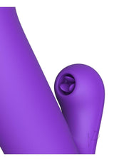 Fantasy for Her Super Sonix Rechargeable Silicone Rabbit Vibrator - Purple