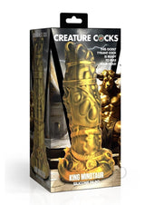 Creature Cock King Minotaur Silicone Dildo - Gold