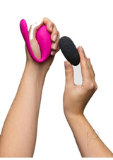 We-Vibe Jive 2 Silicone Rechargeable Wearable G-Spot Vibrator with Remote Control - Electric Pink