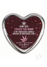 Hemp Seed 3-in-1 Valentines 2025 Massage Candle Crack The Whip 4.7oz