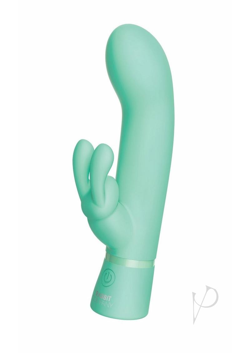 The Rabbit Company The Travel Rabbit Rechargeable Silicone Vibrator - Aqua