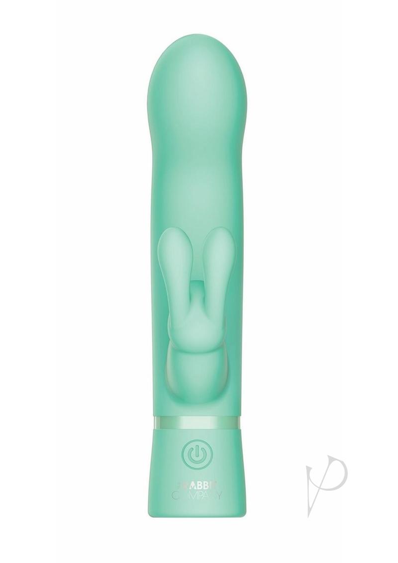 The Rabbit Company The Travel Rabbit Rechargeable Silicone Vibrator - Aqua