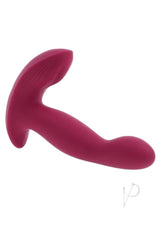 Come on Over Rechargeable Silicone Dual Vibrator with Remote Control - Red