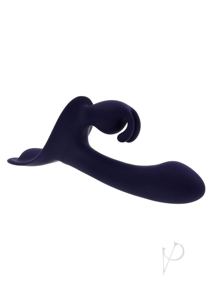 Giving Vibes Rechargeable Silicone Triple Vibrator - Purple