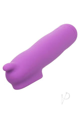 First Time Rechargeable Silicone Hummer Stimulator - Purple