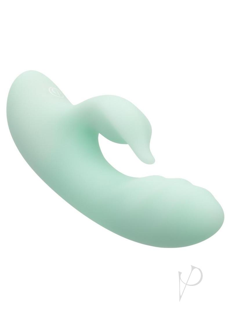 Pacifica Polynesia Rechargeable Silicone Dual Vibrator - Teal