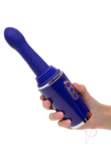 Overdrive Portable Sex Machine Travel Thruster Rechargeable Silicone Vibrator - Purple