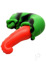 Creature Cocks Tongue Lasher Rechargeable Silicone Vibrator - Green