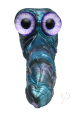 Creature Cocks Astro Thrust Vibrating Rechargeable Silicone Dildo - Blue