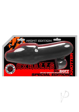 Oxball Knotter Smooth and Swole Nub based Cocksheath Night Edition - Black