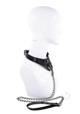 Velvet Noir Collar and Leash - Black