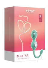 Elektra App Control E-Stim Kegel Training Set (5 Piece) - Aqua/Silver