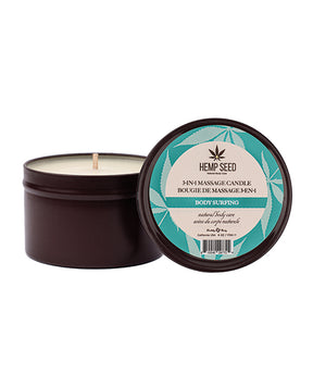 Earthly Body Summer 2025 3 in 1 Massage Candle - 6 oz Body Surfing