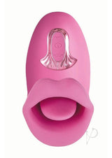 Clit-Tastic Tongue Licking Lover Rechargeable Silicone Stimulator - Pink