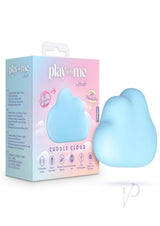 Play With Me Cuddle Cloud Rechargeable Silicone Clitoral Massager - Blue