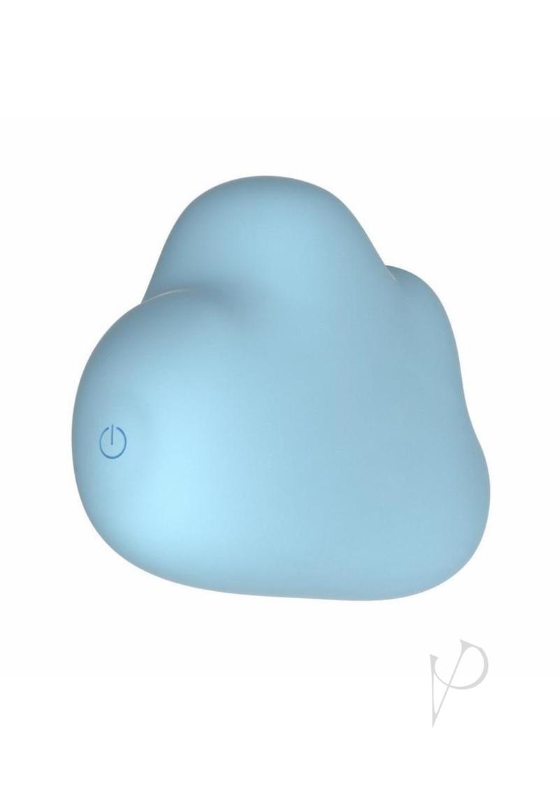 Play With Me Cuddle Cloud Rechargeable Silicone Clitoral Massager - Blue