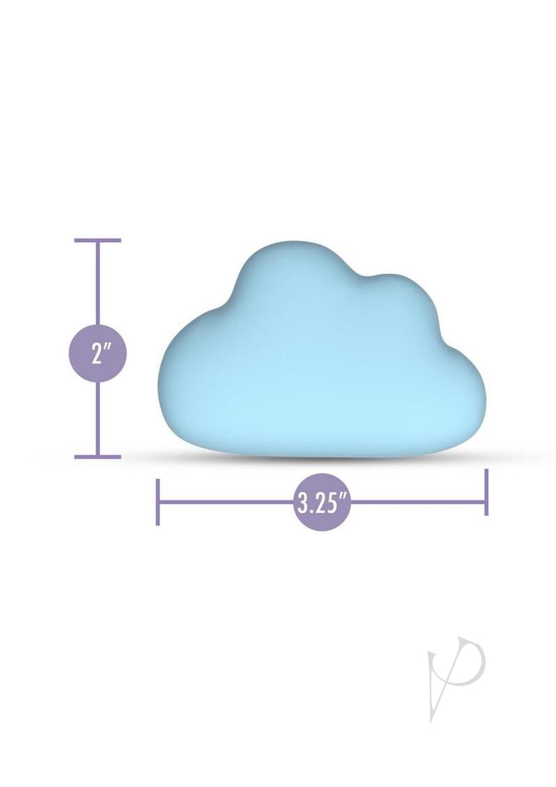 Play With Me Cuddle Cloud Rechargeable Silicone Clitoral Massager - Blue