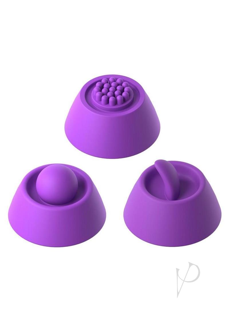 Fantasy for Her IntiMotion Pulse Pro Rechargeable Silicone Triple Rabbit Vibrator with Clitoral Stimulator - Purple