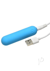 Bang Flexible Rechargeable Silicone Bullet - Blue