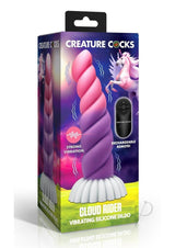 Creature Cocks Cloud Rider Unicorn Rechargeable Silicone Dildo - Multicolor