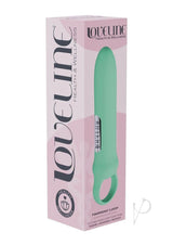 Loveline Harmony Loop Grip Vibe Ergonomic 10 Function Silicone Bullet Massager - Green