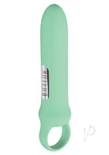 Loveline Harmony Loop Grip Vibe Ergonomic 10 Function Silicone Bullet Massager - Green