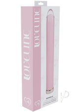 Loveline Sparkle 10 Function Rechargeable Glass Vibrator 6.3in - Pink