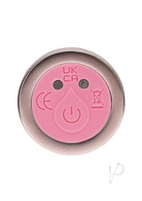 Loveline Sparkle 10 Function Rechargeable Glass Vibrator 6.3in - Pink